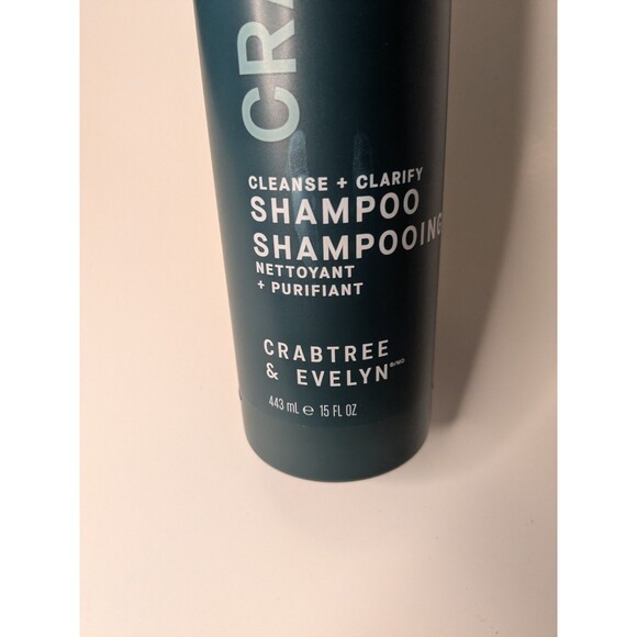 Set of 2 Crabtree & Evelyn Cleanse + Clarify Shampoo 15oz / 440ml Luxury Gift - Picture 2 of 4